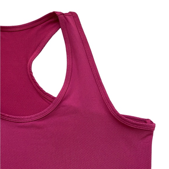 Pure Sweat Women’s Racerback Workout Gym Top. Fuchsia - Picture 4 of 9